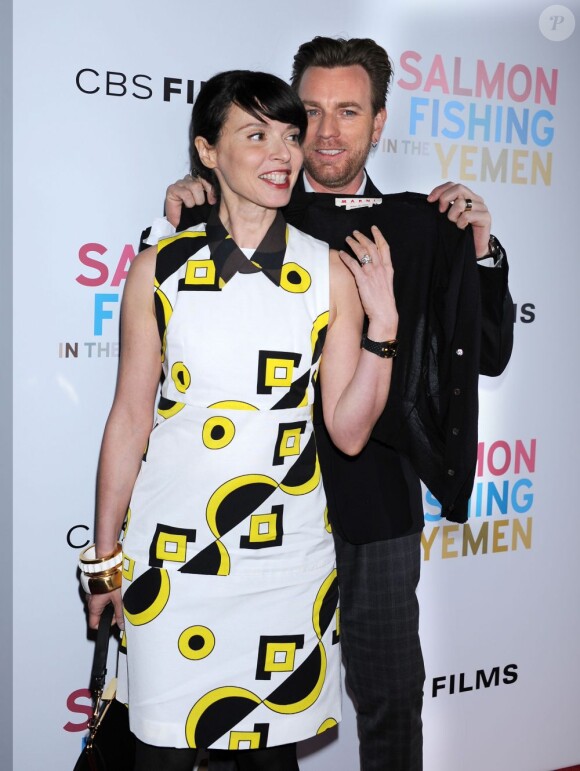 Ewan McGregor et sa femme Eve Mavrakis à Los Angeles le 5 mars 2012