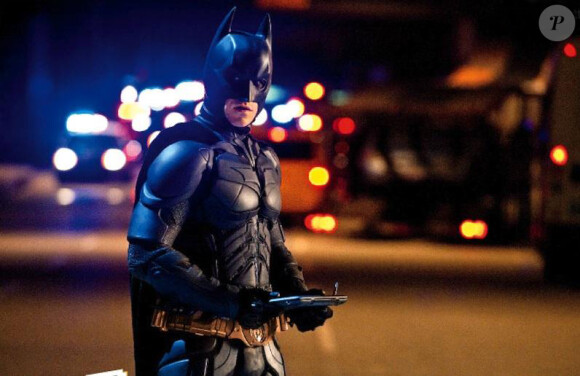 Christian Bale dans The Dark Knight Rises de Christopher Nolan.