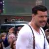 Ricky Martin reprend son rôle dans la comédie musicale Evita pour l'émission Good Morning America à New York le 12 avril 2012