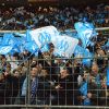 Explosion de joie pour l'OM et ses supporteurs, le samedi 14 avril, au Stade de France, lors de la finale de la Coupe de la Ligue opposant le club à l'OL.