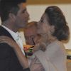 Simon Cowell et Dannii Minogue le 4 décembre 2010