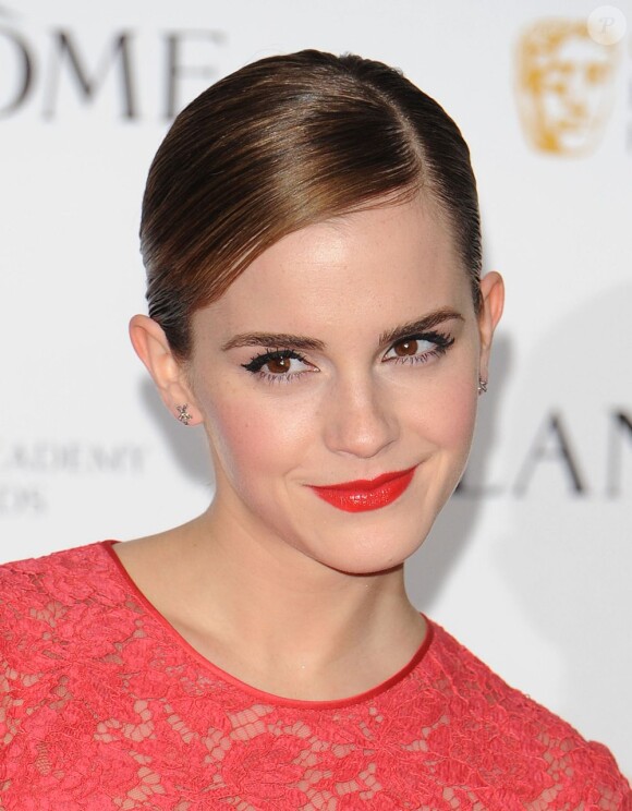 Emma Watson à la soirée pré-BAFTA Awards organisée par Lancôme. Londres, le 10 février 2012.