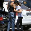 Exclusif : Eva Longoria et Eduardo Cruz en balade amoureuse au zoo avec le fils de Penelope Cruz et Javier Bardem le 16 avril 2012