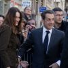 Nicolas Sarkozy et Carla Bruni à Nice le 20 avril 2012
