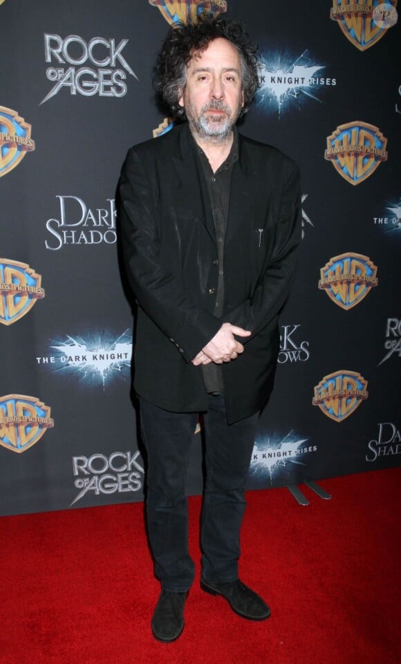 Tim Burton lors de la présentation Warner Bros. durant la convention CinemaCon à Las Vegas, le 24 avril 2012.