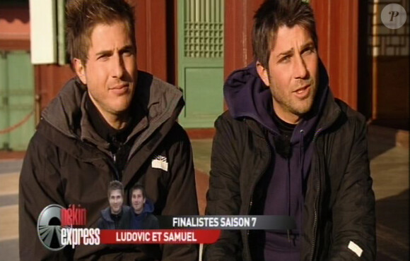 Ludovic et Samuel dans Pékin Express - Le Passager Mystère sur M6 le mercredi 25 avril 2012