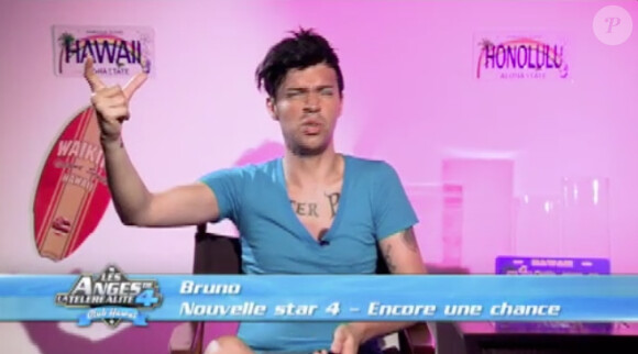 Bruno dans les Anges de la télé-réalité 4, lundi 30 avril 2012 sur NRJ 12