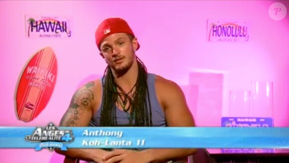 Anthony dans les Anges de la télé-réalité 4, lundi 30 avril 2012 sur NRJ 12