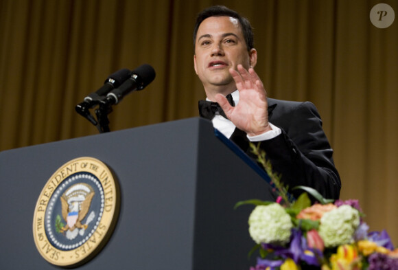 Jimmy Kimmel lors du traditionnel dîner des correspondants de la Maison Blanche le 28 avril 2012 à Washington DC