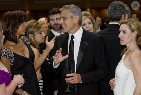 George Clooney lors du traditionnel dîner des correspondants de la Maison Blanche le 28 avril 2012 à Washington DC