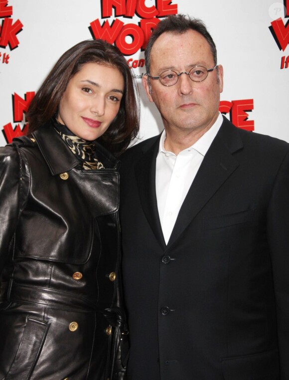 Jean Reno et sa femme Zofia à New York le 24 avril 2012