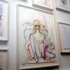 Courtney Love inaugure sa première exposition de dessins à la galerie Fred Torres Collaborations à New York, le 2 mai 2012.