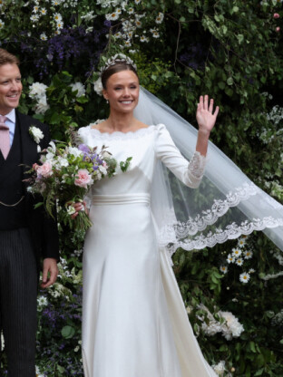Les détails du look d'Olivia Henson mariée au duc de Westminster