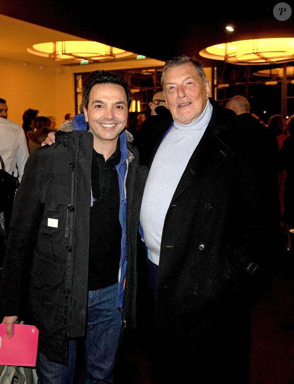 Kamel Ouali et Jean-Claude Camus - Première de la comédie musicale "Guys and Dolls" au théatre Marigny à Paris le 13 mars 2019. © Guillaume Gaffiot/Bestimage