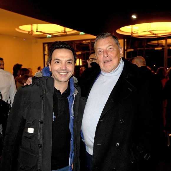Kamel Ouali et Jean-Claude Camus - Première de la comédie musicale "Guys and Dolls" au théatre Marigny à Paris le 13 mars 2019. © Guillaume Gaffiot/Bestimage