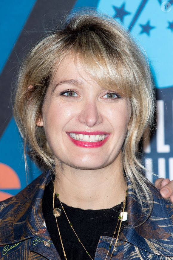 Caroline Anglade (enceinte) au photocall du film "Lucky" lors de la 23ème édition du festival international du film de comédie l'Alpe d'Huez. © Cyril Moreau/Bestimage