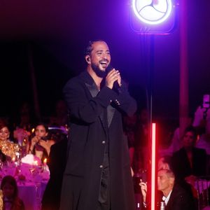 Exclusif - Slimane - Showcase de Slimane lors de la soirée de gala "le Grand Dîner" au Palais Bulles à Théoule-sur-mer lors du 77ème Festival International du Film de Canne, le 18 mai 2024. 

© Christophe Clovis / Bestimage
