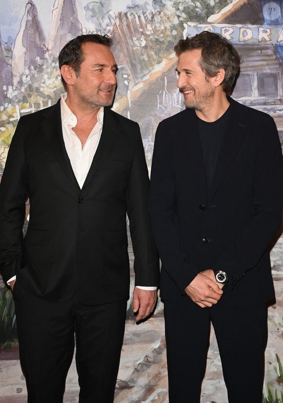 Gilles Lellouche et Guillaume Canet - Première du film Astérix et Obélix "L'Empire du Milieu" au cinéma Le Grand Rex à Paris le 15 janvier 2023. © Coadic Guirec/Bestimage