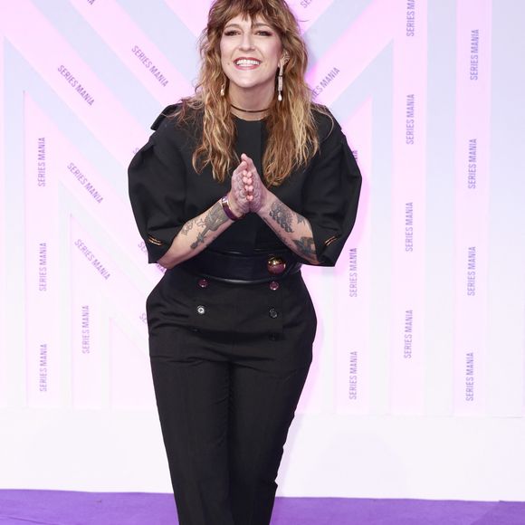 Daphné Burki lors du Festival Séries Mania à Lille le 21 mars 2025.

© Christophe Aubert  / Bestimage