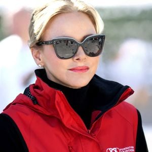 Exclusif - Le prince Albert II de Monaco et la princesse Charlene ont participé à la Road Safety Day, une journée de sensibilisation et de sport pour toute la famille dédié à la sécurité routière à vélo et à l'initiation des jeunes au sport, à Monaco organisée par la Fondation Princesse Charlene, le 23 mars 2025.  © Bruno Bebert/Bestimage