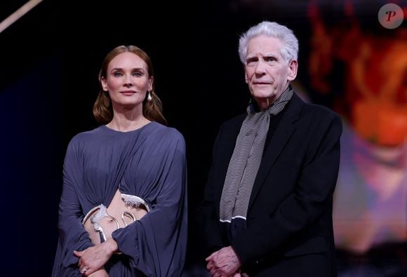 Diane Kruger, David Cronenberg - Hommage à David Cronenberg dans le cadre du 21ème Festival du film de Marrakech au Maroc le 2 Décembre 2024. © Dominique Jacovides/Bestimage