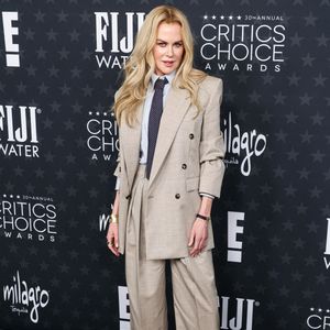 Nicole Kidman au photocall de la 30ème édition des Critics Choice Awards au Barker Hangar à Santa Monica, le 7 février 2025 @Backgrid USA / Bestimage