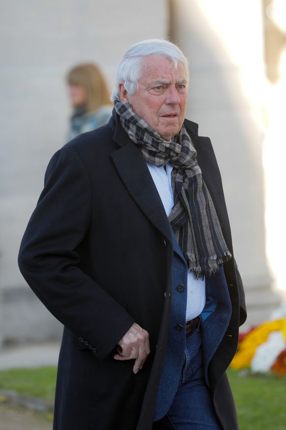 Charles Biétry - Obsèques du journaliste, animateur de télévision et animateur de radio français Philippe Gildas en la salle de la Coupole au crématorium du cimetière du Père-Lachaise à Paris, France, le 5 novembre 2018.