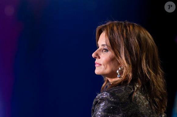 Exclusif - Faustine Bollaert lors de l'enregistrement de l'émission "La Boîte à secrets", présentée par F.Bollaert et diffusée le 26 septembre 2025 sur France 3, dans les studios du Lendit à Saint-Denis, Seine Saint-Denis, France, le 8 septembre 2025. © Pierre Perusseau/Bestimage