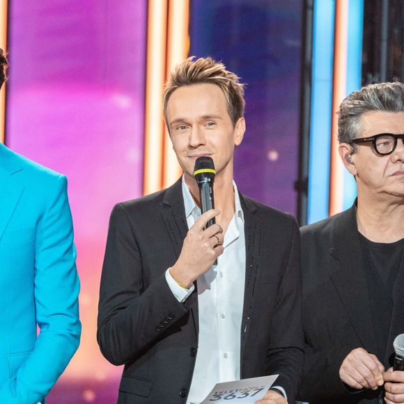 Cyril Feraud lors du Téléthon 2024, à Saint Denis, près de Paris, France, le 29 novembre 2024. Photo par Alexis Jumeau/ABACAPRESS.COM