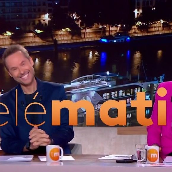 Damien Thévenot présente "Télématin" avec Johanna  Ghiglia en l'absence de Maya Lauqué.