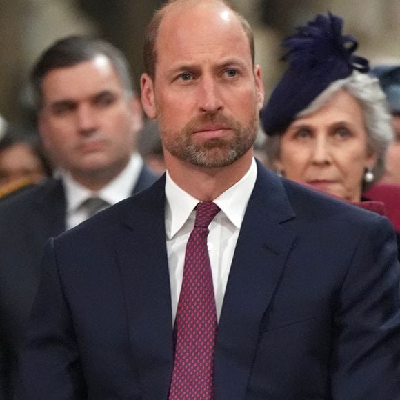 Le prince William, prince de Galles - La famille royale d'Angleterre célèbre le 76ème Commonwealth Day à l'abbaye de Westminster à Londres le 10 mars 2025.