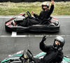 Le programme était musclé ! L'acteur a partagé avec sa bande des sessions de karting et une incroyable balade en ULM.
