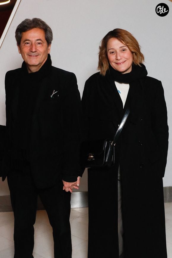 Exclusif - Daniela Lumbroso et son mari Eric Ghebali - Spectacle symphonique "Aznavour Célébration - l'hommage officiel" en clôture du centenaire de la naissance de C. Aznavour au palais des Congrès à Paris le 23 novembre 2024.
© Christophe Clovis / Bestimage