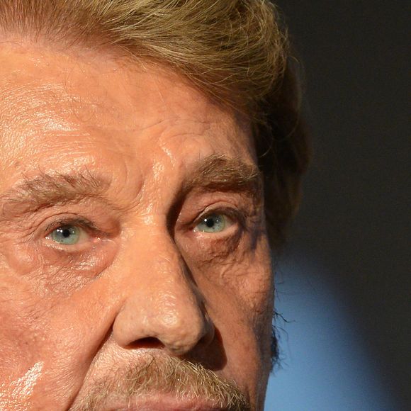 Johnny Hallyday assiste au 6e Festival International du Film Policier à Beaune, France, le 2 avril 2014. Photo by Nicolas Gouhier/ABACAPRESS.COM