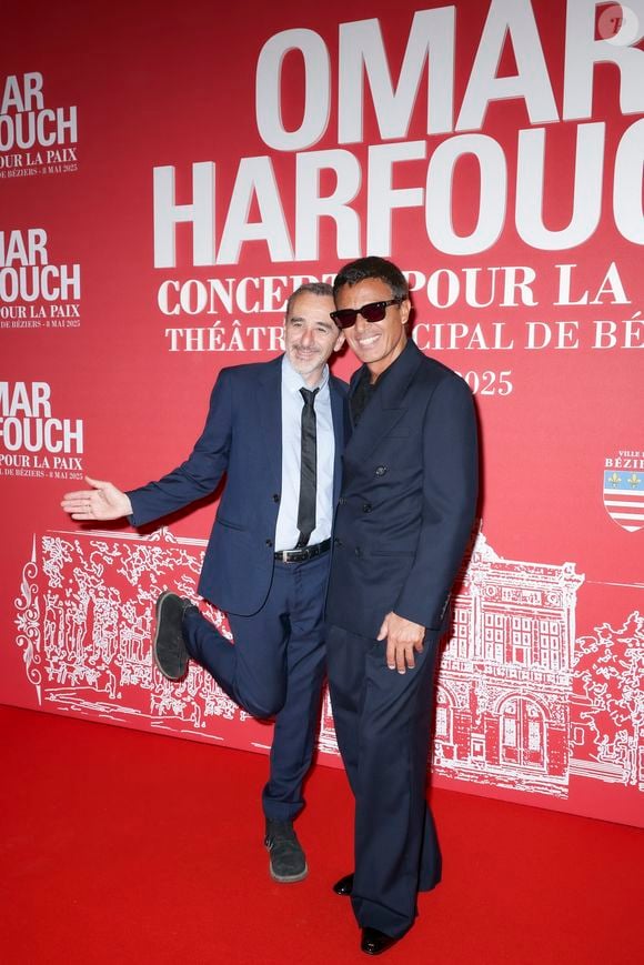 Exclusif - Elie Semoun, Omar Harfouch - Concerto pour la paix de Omar Harfouch au théâtre de Béziers le 8 mai 2025 © Jack Tribeca / Bestimage