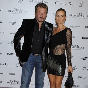 Archives - Johnny Hallyday et sa femme Laeticia - Vernissage de l'exposition Patrick Demarchelier au Petit Palais à Paris. Le 30 septembre 2008