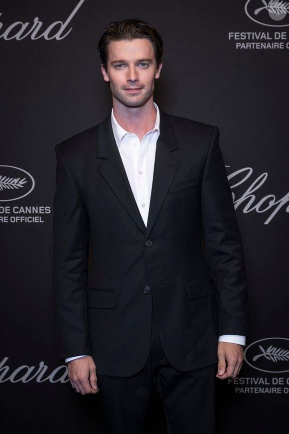 Patrick Schwarzenegger - Photocall du dîner "Chopard Universe 2025" à l'aéroport de Mandelieu lors du 78ème Festival International du Film de Cannes le 19 mars 2025. © Olivier Borde/Bestimage