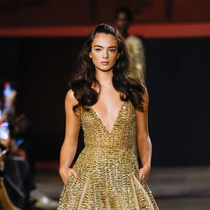 Elle a récemment tourné dans son premier film en langue françaises avec Romain Duris
Deva Cassel - Défilé Elie Saab, Collection Haute Couture Printemps/Eté 2026 lors de la Fashion Week de Paris (PFW) au Musée Rodin, à Paris, France, le 28 janvier 2026. © Bestimage