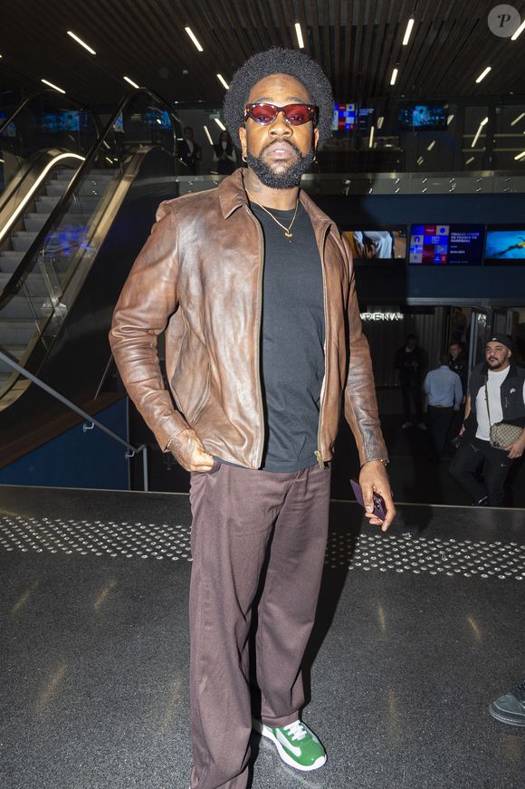 Tayc - Célébrités assistent aux combats de MMA, Professional Fighters League Europe (PFL) à l’accord Arena de Bercy à Paris le 7 mars 2024. © Pierre Perusseau/Bestimage