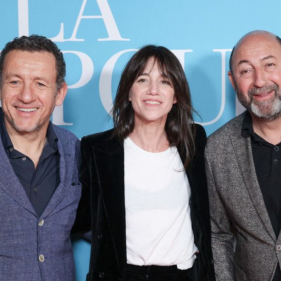 Dany Boon, Charlotte Gainsbourg, Kad Merad assistant à la première du film La Vie Pour De Vrai tenue au Pathe Wepler, à Paris, France le 18 avril 2023. Photo by David Boyer/ABACAPRESS.COM