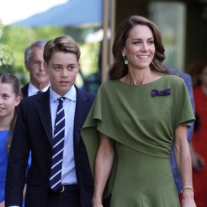 La princesse Charlotte, le prince George et Kate Middleton à Wimbledon, le 12 juillet 2026.

© Andrew Matthews / Bestimage