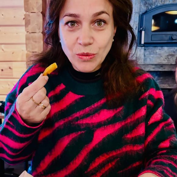 Nathalie Péchalat vit un rêve éveillé en Laponie.