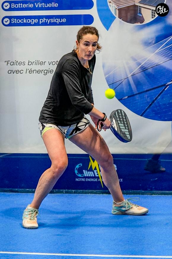 Alize Cornet participe à un tournoi de Padel P2000 à Saint-Priest le 8 mars 2025.
© Sandrine Thesillat / PsnewZ / Bestimage