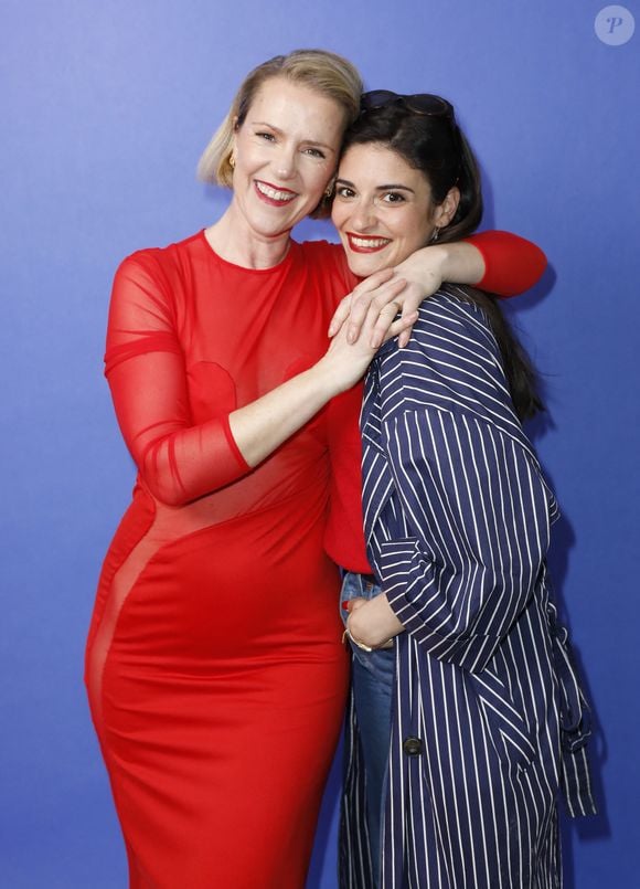 Exclusif - Sylvie Castioni, Eléonore Sarrazin - Vernissage "Marianne(s) par Sylvie Castioni & Art Girls Gallery" à l'hôtel de Gabelles à Versailles le 16 avril 2025.  © Marc Ausset-Lacroix/Bestimage