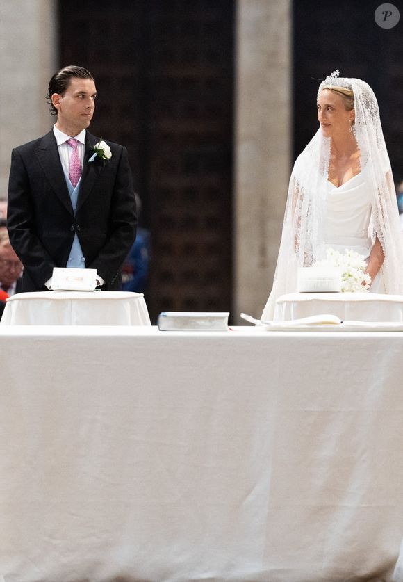 Le couple s'était marié en septembre 2022
Mariage de la princesse Maria Laura de Belgique et William Isvy à Bruxelles le 10 septembre 2022. Pool / Photonews / Bestimage
