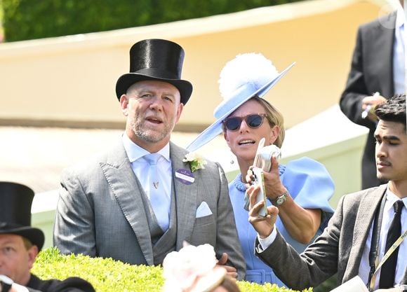 Mike Tindall et Zara Phillips le 20 juin 2024.  GOFF INF / BESTIMAGE