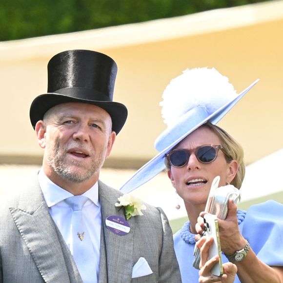Mike Tindall et Zara Phillips le 20 juin 2024.  GOFF INF / BESTIMAGE