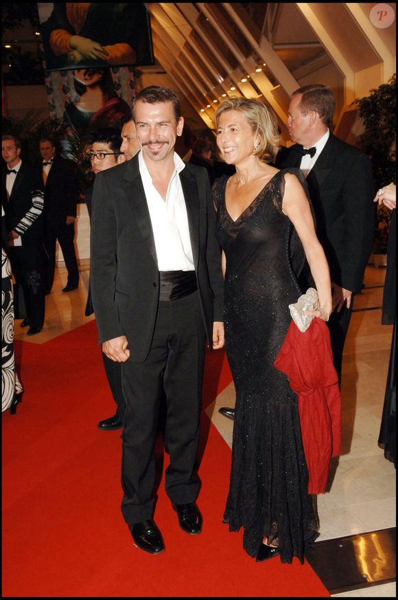 Claire Chazal et Philippe Torreton - Dîner d'ouverture du 59e Festival du film de Cannes 2006