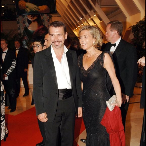 Claire Chazal et Philippe Torreton - Dîner d'ouverture du 59e Festival du film de Cannes 2006