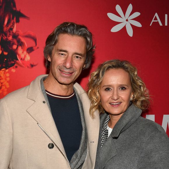 Laurent Solly (président de Facebook France) et sa femme Caroline Roux au concert de M.Galanter au théâtre Music-Hall Show l'Alhambra à Paris, France, le 23 novembre 2023. © Veeren/Bestimage